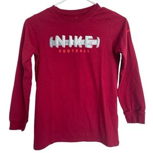 Nike Boys Size Medium Long Sleeve Football Tee